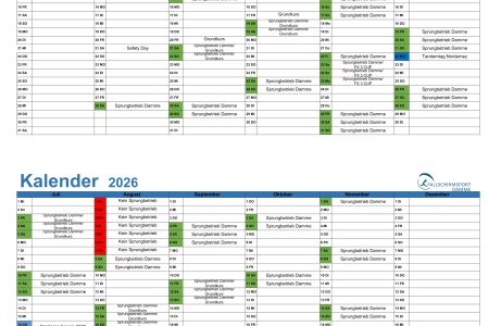 Sprungsaison 2026 &ndash; Alle Termine auf einen Blick!